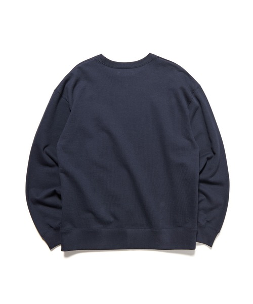 uniform experiment（ユニフォームエクスペリメント）の「STENCIL LOGO SWEATSHIRT（スウェット・メンズ・ネイビー/ライトグレー/ブラック・1/2/3/4）」の8枚目の写真