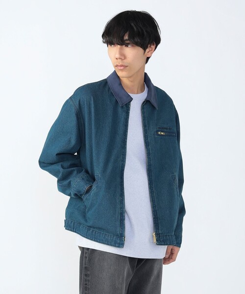 BEAMS HEART（ビームスハート）の「GMS コットンダック ショートブルゾン（ブルゾン・メンズ・ブラウン/インディゴブルー・LARGE/MEDIUM/SMALL）」の18枚目の写真