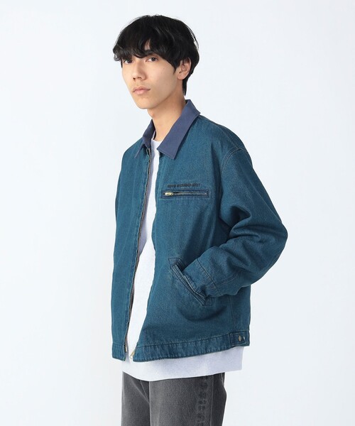 BEAMS HEART（ビームスハート）の「GMS コットンダック ショートブルゾン（ブルゾン・メンズ・ブラウン/インディゴブルー・LARGE/MEDIUM/SMALL）」の19枚目の写真