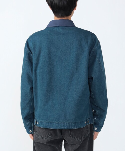 BEAMS HEART（ビームスハート）の「GMS コットンダック ショートブルゾン（ブルゾン・メンズ・ブラウン/インディゴブルー・LARGE/MEDIUM/SMALL）」の22枚目の写真