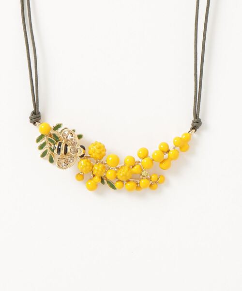 VENDOME BOUTIQUE（ヴァンドームブティック）の「ミモザ ネックレス（ネックレス・レディース・イエロー・73cm）」の3枚目の写真