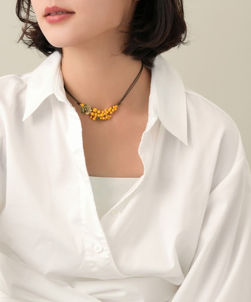 VENDOME BOUTIQUE（ヴァンドームブティック）の「ミモザ ネックレス（ネックレス・レディース・イエロー・73cm）」の10枚目の写真