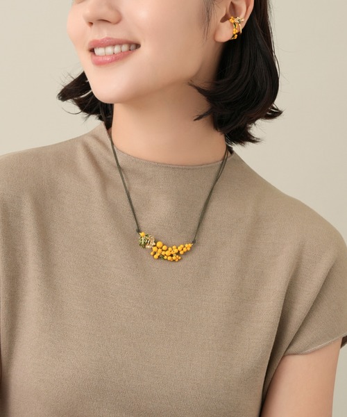 VENDOME BOUTIQUE（ヴァンドームブティック）の「ミモザ ネックレス（ネックレス・レディース・イエロー・73cm）」の12枚目の写真