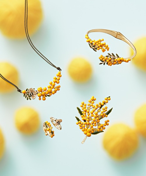 VENDOME BOUTIQUE（ヴァンドームブティック）の「ミモザ ネックレス（ネックレス・レディース・イエロー・73cm）」の7枚目の写真