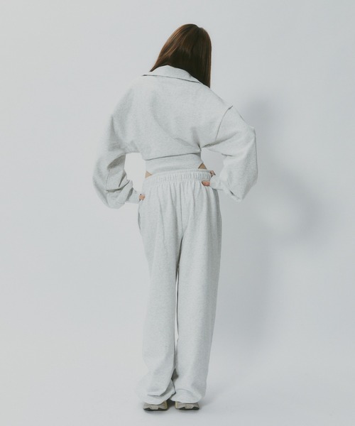 BLONDEY（ブロンディ）の「ドローコード付きセンターラインスウェットパンツ（スウェットパンツ・レディース・グレー/チャコールグレー/イエロー・FREE）」の22枚目の写真