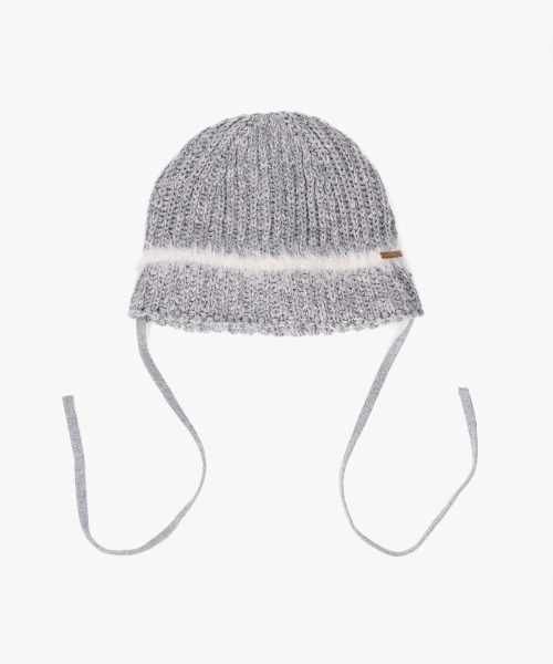 kaorinomori（カオリノモリ）の「kaorinomori アールニット シア / カオリノモリ（ニットキャップ/ビーニー・レディース・ライトブルー/グレー/クリーム・FREE）」の9枚目の写真