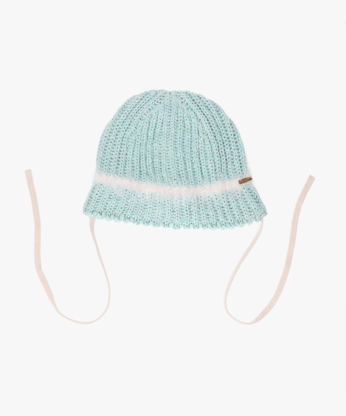 kaorinomori（カオリノモリ）の「kaorinomori アールニット シア / カオリノモリ（ニットキャップ/ビーニー・レディース・ライトブルー/グレー/クリーム・FREE）」の13枚目の写真