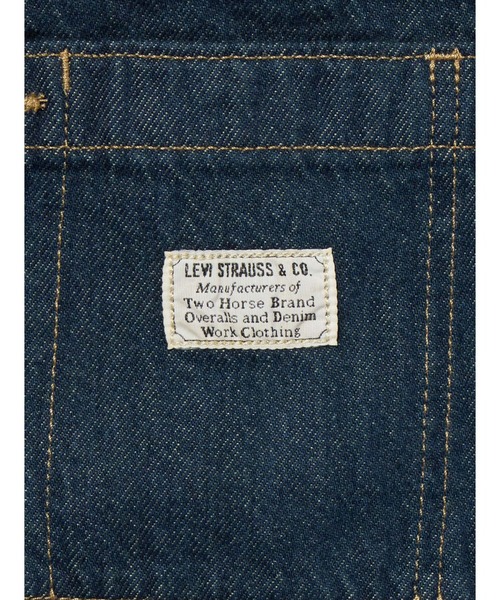 Levi's（リーバイス）の「XL STRAIGHT オーバーオール（サロペット/オーバーオール・レディース・ホワイト/ダークインディゴブルー/ライトインディゴブルー・M/S/XS）」の9枚目の写真