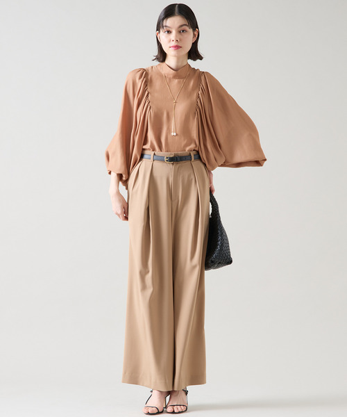 Tiara（ティアラ）の「ギャザーパフドルマンブラウス（シャツ/ブラウス・レディース・ベージュ/ピンク/オフホワイト・FREE）」の20枚目の写真