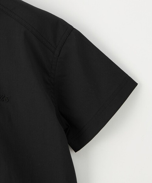 WILD THINGS（ワイルドシングス）の「【別注】＜WILD THINGS＞ショートスリーブ ジップ シャツ / キッズ 110cm-130cm（シャツ/ブラウス・キッズ・オリーブ/ブラック・XS(110-120cm)/S(120-130cm)）」の7枚目の写真