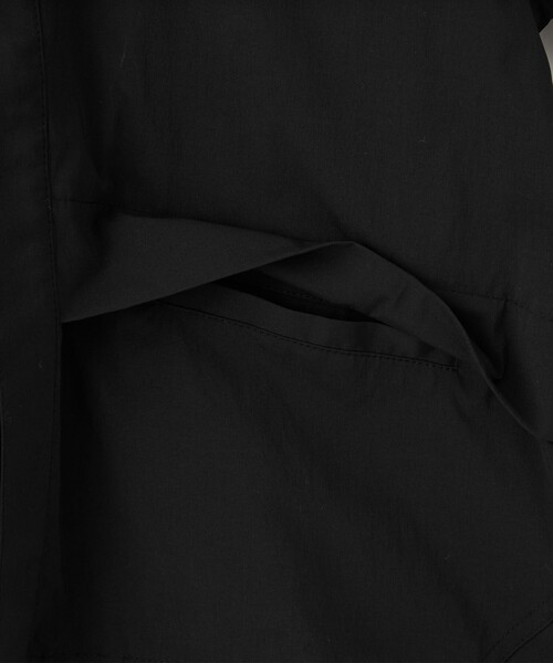 WILD THINGS（ワイルドシングス）の「【別注】＜WILD THINGS＞ショートスリーブ ジップ シャツ / キッズ 110cm-130cm（シャツ/ブラウス・キッズ・オリーブ/ブラック・XS(110-120cm)/S(120-130cm)）」の8枚目の写真