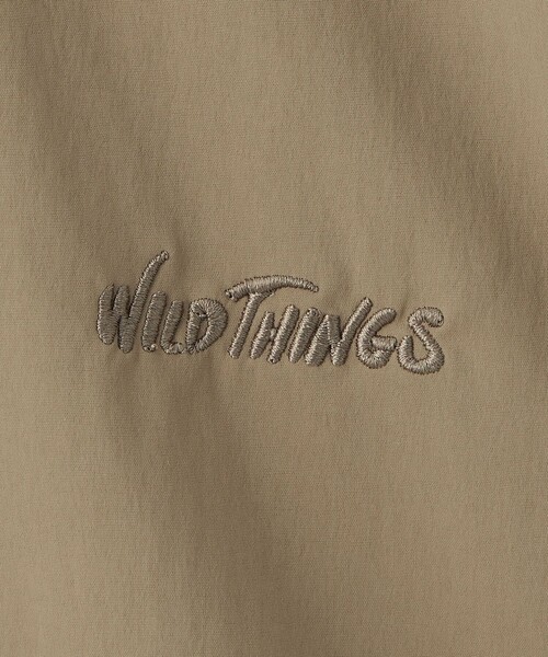 WILD THINGS（ワイルドシングス）の「【別注】＜WILD THINGS＞ショートスリーブ ジップ シャツ / キッズ 110cm-130cm（シャツ/ブラウス・キッズ・オリーブ/ブラック・XS(110-120cm)/S(120-130cm)）」の19枚目の写真
