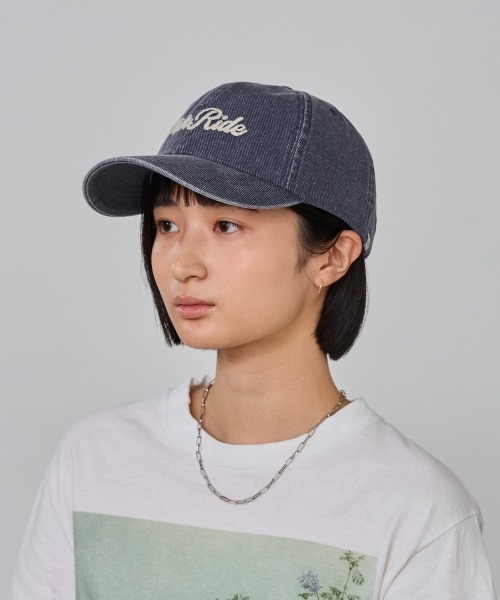 OVERRIDE(オーバーライド)の「OVERRIDE PIGMENT TWILL WASH CAP / オーバーライド(キャップ・レディース・ブラック/ネイビー/ブルー・57~59cm)」の3枚目の写真