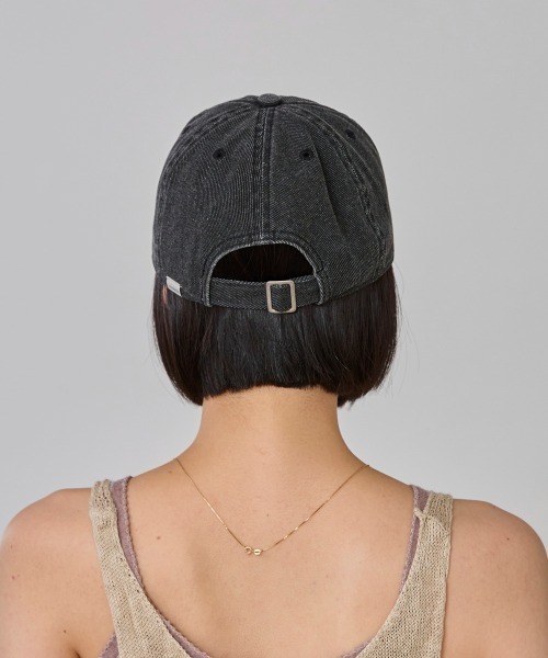 OVERRIDE(オーバーライド)の「OVERRIDE PIGMENT TWILL WASH CAP / オーバーライド(キャップ・レディース・ブラック/ネイビー/ブルー・57~59cm)」の7枚目の写真