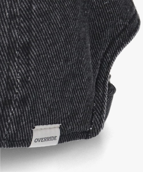 OVERRIDE(オーバーライド)の「OVERRIDE PIGMENT TWILL WASH CAP / オーバーライド(キャップ・レディース・ブラック/ネイビー/ブルー・57~59cm)」の15枚目の写真