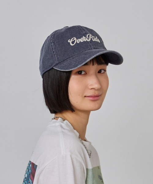 OVERRIDE(オーバーライド)の「OVERRIDE PIGMENT TWILL WASH CAP / オーバーライド(キャップ・レディース・ブラック/ネイビー/ブルー・57~59cm)」の17枚目の写真