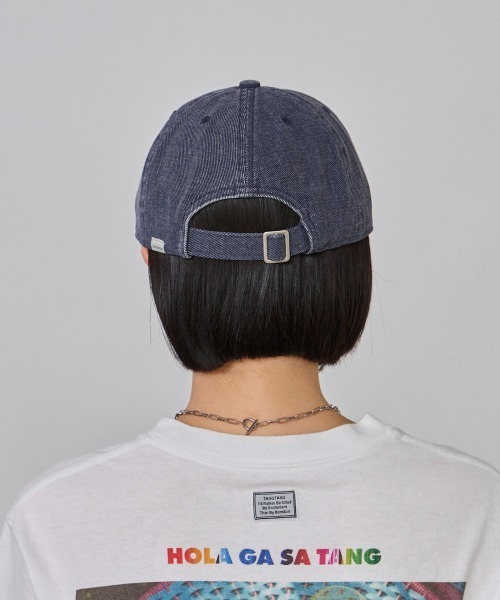 OVERRIDE(オーバーライド)の「OVERRIDE PIGMENT TWILL WASH CAP / オーバーライド(キャップ・レディース・ブラック/ネイビー/ブルー・57~59cm)」の19枚目の写真