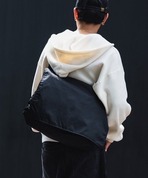 SLOW&CO スロウアンドコー バッグ　ナイロン　ブラック　保存袋付き SLOW(ファッション) 最大50%☆9/15限定 スロウ トートバッグ