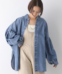LEPSIM | デニムBIGポンチョ　286645(シャツ/ブラウス)
