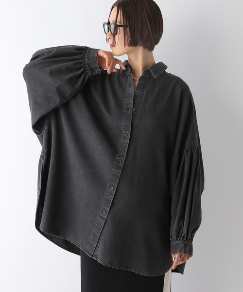 ふみただ デニムBIGポンチョ 286645（シャツ/ブラウス）｜LEPSIM