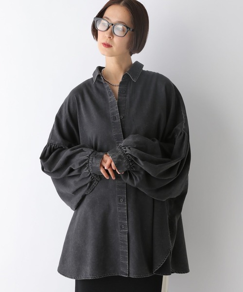 みりあん☺︎④ LEPSIM（レプシィム）の「デニムBIGポンチョ 286645（シャツ/ブラウス