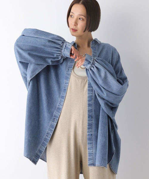  3枚Mサイズ 3セット セール】デニムBIGポンチョ 286645（シャツ/ブラウス）｜LEPSIM