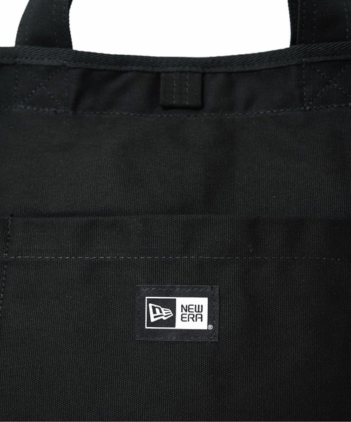 NEW ERA(ニューエラ)の「【NEW ERA/ニューエラ】UTILITY CANVAS TOTE(トートバッグ・メンズ・ブラック/アイボリー・FREE)」の11枚目の写真