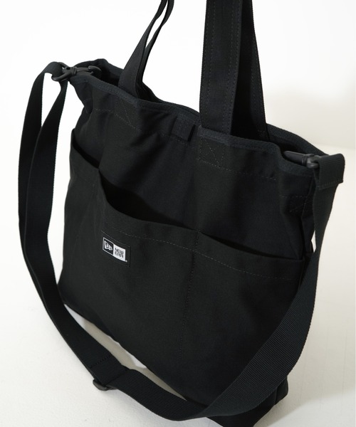 NEW ERA(ニューエラ)の「【NEW ERA/ニューエラ】UTILITY CANVAS TOTE(トートバッグ・メンズ・ブラック/アイボリー・FREE)」の10枚目の写真