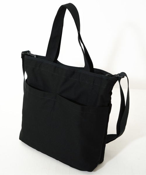 NEW ERA(ニューエラ)の「【NEW ERA/ニューエラ】UTILITY CANVAS TOTE(トートバッグ・メンズ・ブラック/アイボリー・FREE)」の6枚目の写真