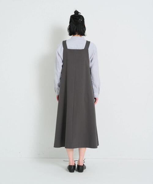 conges payes ADIEU TRISTESSE(コンジェ ペイエ アデュートリステス)の「シンプルポンチジャンスカ(ジャンパースカート・レディース・ベージュ/チャコールグレー・FREE)」の17枚目の写真