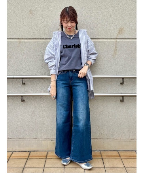 BEVERLY HILLS POLO CLUB(ビバリーヒルズポロクラブ)の「BEVERLY HILLS POLO CLUB(ビバリーヒルズポロクラブ)【レディース】ワンポイントレギュラーシャツ(シャツ/ブラウス・レディース・ホワイト/イエロー/グレー×ホワイト・M/L/XL)」の16枚目の写真