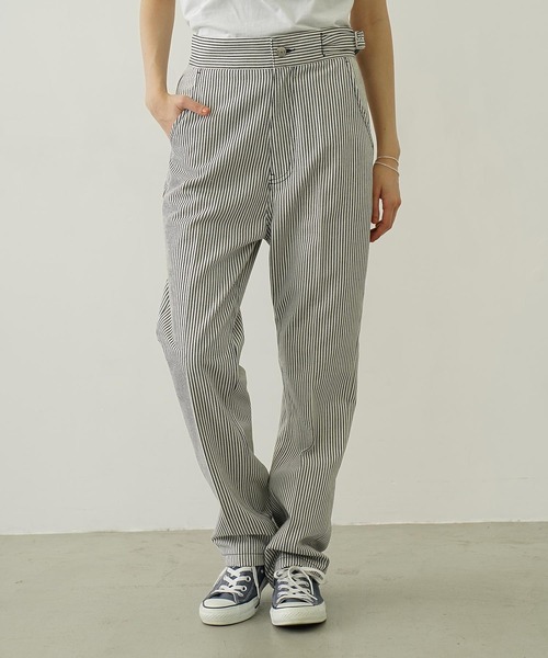 MILKFED.（ミルクフェド）の「HICKORY STRAIGHT PANTS（その他パンツ・レディース・レッド/ブラック/ライトブルー・S/M）」の10枚目の写真