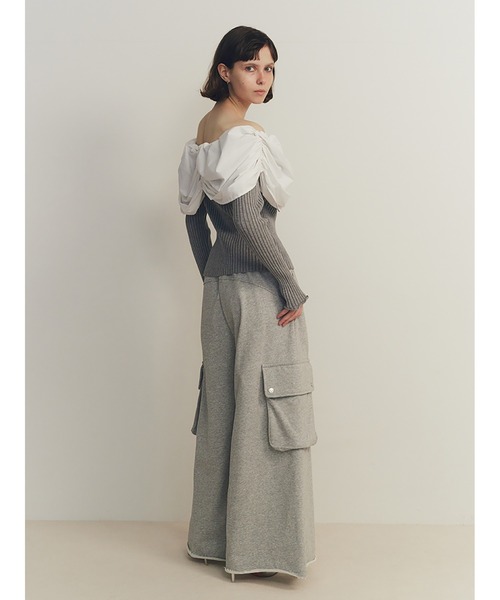 SORIN（ソリン ）の「Stretchy Viscose Dramatic Neck Top（ニット