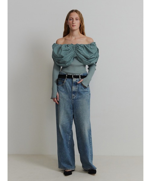 トップス SORIN/Stretchy Viscose Decorative Top SORIN（ソリン ）の「Stretchy Viscose Decorative Top（ニット