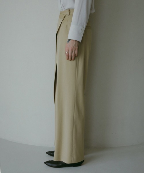 MANOF（マノフ）の「WRAP PANTS（その他パンツ・レディース・ブラック/ベージュ・S/M）」の7枚目の写真