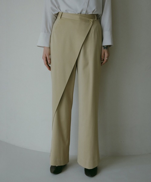 MANOF（マノフ）の「WRAP PANTS（その他パンツ・レディース・ブラック/ベージュ・S/M）」の3枚目の写真