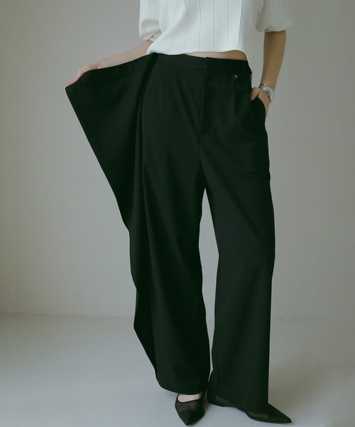 MANOF（マノフ）の「WRAP PANTS（その他パンツ・レディース・ブラック/ベージュ・S/M）」の16枚目の写真