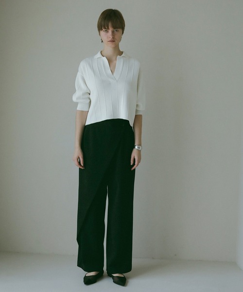 MANOF（マノフ）の「WRAP PANTS（その他パンツ・レディース・ブラック/ベージュ・S/M）」の10枚目の写真