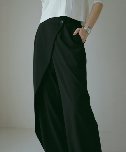 MANOF（マノフ）の「WRAP PANTS（その他パンツ・レディース・ブラック/ベージュ・S/M）」の14枚目の写真