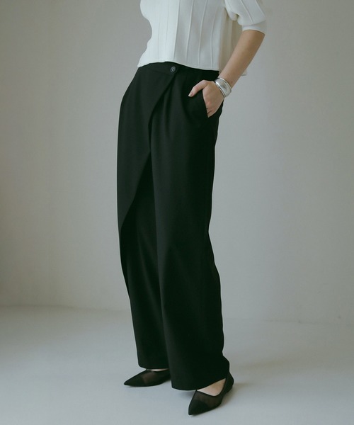 MANOF（マノフ）の「WRAP PANTS（その他パンツ・レディース・ブラック/ベージュ・S/M）」の13枚目の写真
