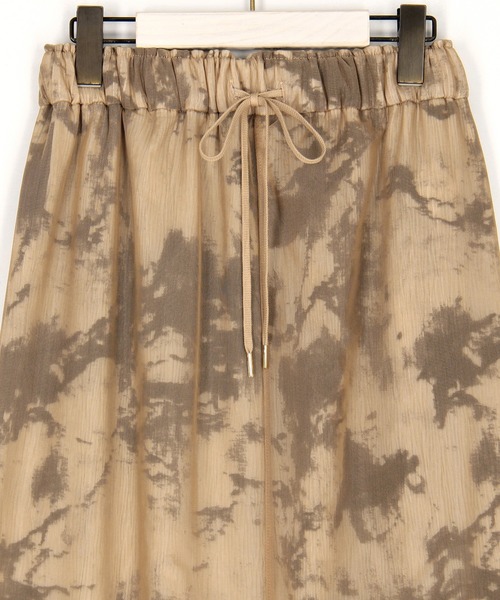 NICOLE white(ニコルホワイト)の「シアーレイヤードスカート(スカート・レディース・ベージュ/ブラック・FREE)」の14枚目の写真