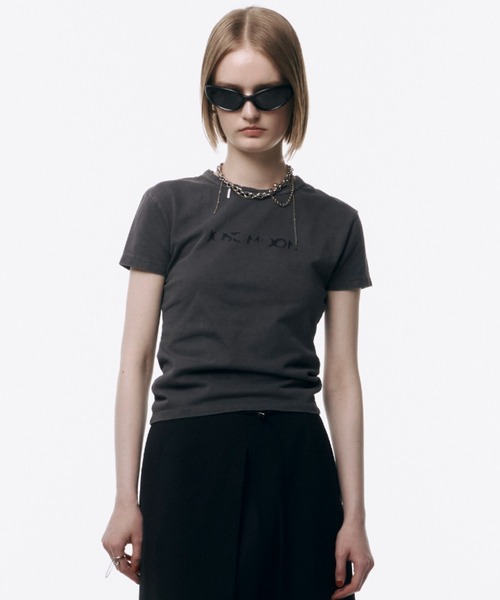 JOSEMOON OVERDIE T SHIRT ブラウン OVERDIE T SHIRT/オーバーダイTシャツ（Tシャツ/カットソー