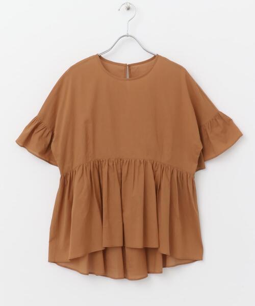 F by ROSSO(エフバイロッソ)の「F by ROSSO コットンボイル切替ギャザーブラウス(シャツ/ブラウス・レディース・ブラック/ライトブラウン/ラベンダー/ミント・FREE)」の13枚目の写真