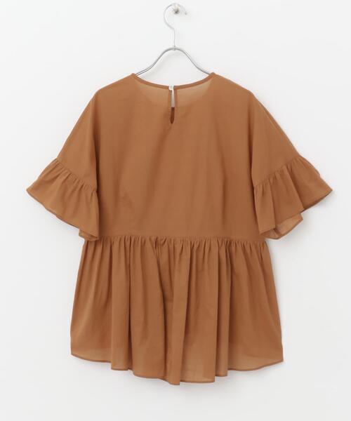 F by ROSSO(エフバイロッソ)の「F by ROSSO コットンボイル切替ギャザーブラウス(シャツ/ブラウス・レディース・ブラック/ライトブラウン/ラベンダー/ミント・FREE)」の14枚目の写真