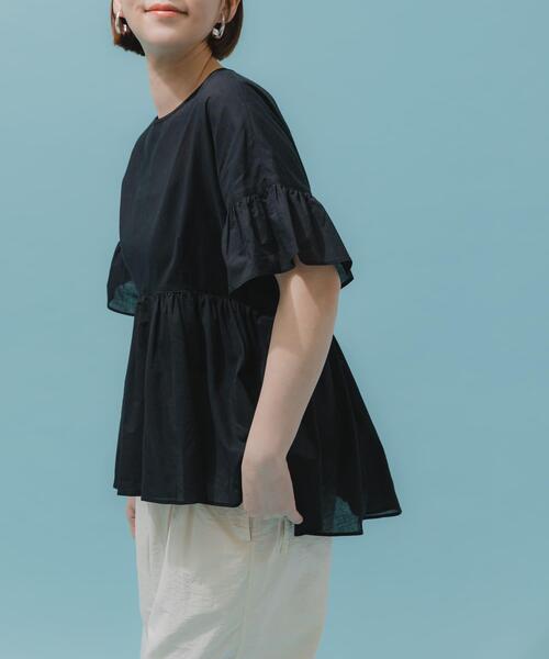 F by ROSSO(エフバイロッソ)の「F by ROSSO コットンボイル切替ギャザーブラウス(シャツ/ブラウス・レディース・ブラック/ライトブラウン/ラベンダー/ミント・FREE)」の19枚目の写真
