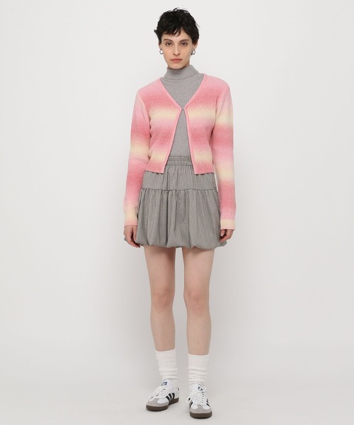 3.3 Field Trip （3.3フィールドトリップ）の「3.3 Field Trip／チェックバルーンスカート（スカート・レディース・グレー/ベージュ・FREE）」の19枚目の写真