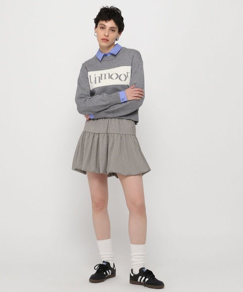 3.3 Field Trip （3.3フィールドトリップ）の「3.3 Field Trip／チェックバルーンスカート（スカート・レディース・グレー/ベージュ・FREE）」の21枚目の写真