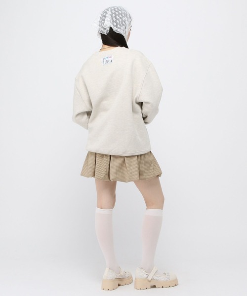 3.3 Field Trip （3.3フィールドトリップ）の「3.3 Field Trip／チェックバルーンスカート（スカート・レディース・グレー/ベージュ・FREE）」の5枚目の写真
