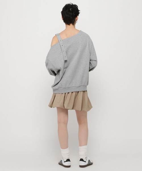 3.3 Field Trip （3.3フィールドトリップ）の「3.3 Field Trip／チェックバルーンスカート（スカート・レディース・グレー/ベージュ・FREE）」の10枚目の写真