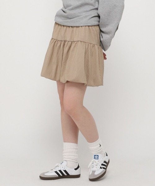 3.3 Field Trip （3.3フィールドトリップ）の「3.3 Field Trip／チェックバルーンスカート（スカート・レディース・グレー/ベージュ・FREE）」の13枚目の写真